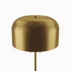Avenue Floor Lamp in Satin Brass | Modern Design | E26 Base | For Living Areas &amp; Bedrooms image 5