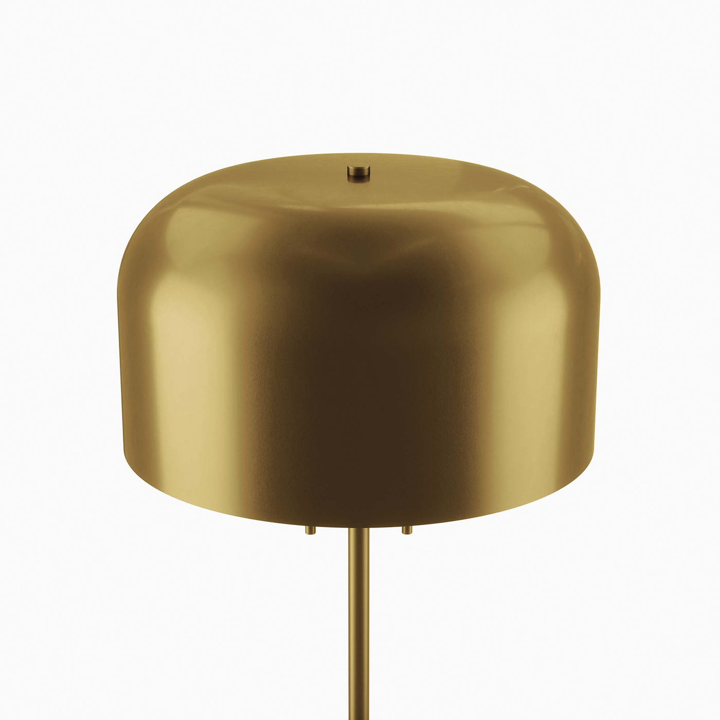 Avenue Floor Lamp in Satin Brass | Modern Design | E26 Base | For Living Areas &amp; Bedrooms image 5