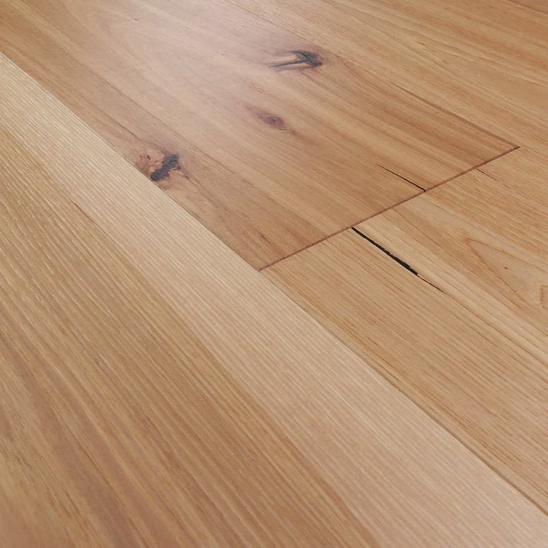 CastleWood Hickory | The Gallery Collection | Coat Of Arms Shade | Hickory | Real Hardwood | 3 mm Veneer Thickness | 31.09 Sq. Ft. Per Carton | Wire Brushed Finish image 1