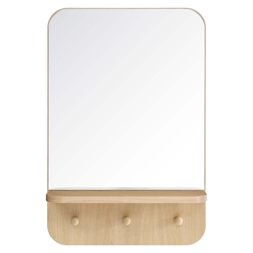 Lumina Mirror in Walnut And Oak Color Options | Pack of 4 image 6