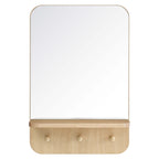 Lumina Mirror in Walnut And Oak Color Options | Pack of 4 image 6