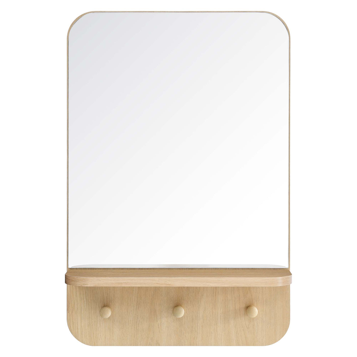 Lumina Mirror in Walnut And Oak Color Options | Pack of 4 image 6