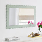 Rectangle Wall Mirror | Emmeline Scalloped Series | Pack Of 3 image 6