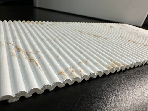 Rounded Mini Slats Polystyrene Wood Slat Walls 112 in x 12 in - (Pack of 10) / 93 sqft image 11