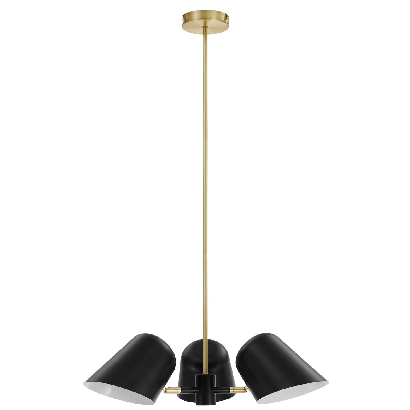 Briana 3-Light Pendant Light | White &amp; Black Color Options | Ideal for Living Space, Bedroom, Kitchen, Dining room, Bathroom, Or Office image 7