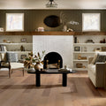 High Plains 6 3/8 | Repel Collection | Sumac Shade | Hickory | Real Hardwood | Water Resistant | Scuff Resistant | 1.2 mm Veneer Thickness | 30.48 Sq. Ft. Per Carton | Wire Brushed Texture image 0