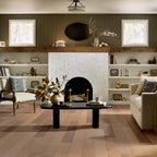 High Plains 6 3/8 | Repel Collection | Sumac Shade | Hickory | Real Hardwood | Water Resistant | Scuff Resistant | 1.2 mm Veneer Thickness | 30.48 Sq. Ft. Per Carton | Wire Brushed Texture image 0