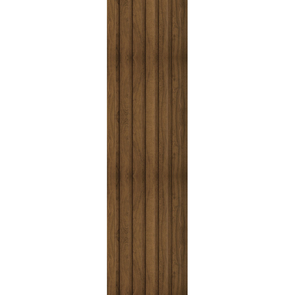 Large Slats Polystyrene Wood Slat Walls 112 in x 9 1/2 in - (Pack of 10) / 73.5 sqft image 8
