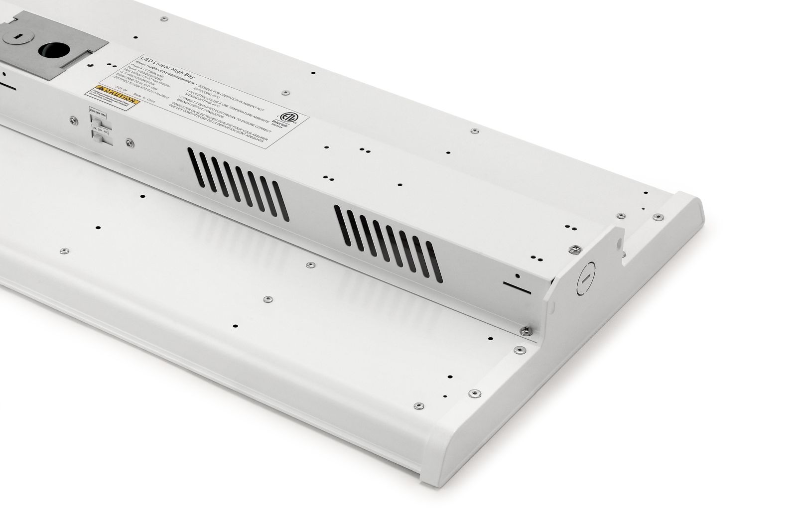 LED Linear High Bay Light | LHB10 Series | 110W - 400W Wattage Adjustable | 4000K/5000K/5700K CCT Tuneable | 2 FT - 4 FT Sizes Available | 64000 Lumens Max | 0-10V Dimmable | 3.5 MM Sensor Base | UL Listed, DLC, ETL, Energy Star | Pack of 4 image 2