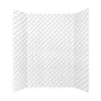 Argyle Shower Wall Tiles For Shower and Tub Surrounds | Glue Up Easy To Install | 3 Wall Set image 6