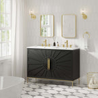 Awaken Series Bathroom Vanity | Various Sizes And Colors | Modern Design Vanity With Basin For Homes, Hotels image 2