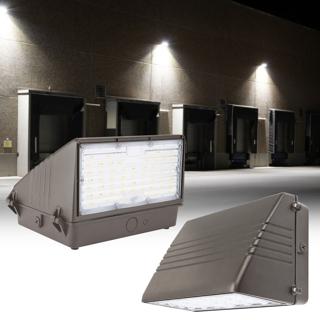 LED Full Cut-Off Wall Pack Light 28W-125W Photocell | DLC | IP65 Waterproof Commercial Security Lighting image 4