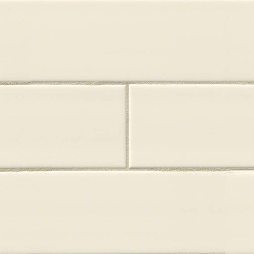 4 X 16 Almond Glossy Subway Tile | Wall Tile | Backsplash Tile | Ceramic | Greenguard Gold, USGBC/LEED | 20 Pieces Per Box image 0
