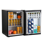 Magic Chef 2.6 Cu Ft Mini Fridge in Black Without Freezer | Energy Star Qualified | Black | 5 Year Warranty On Compressor | 2 Glass Shelves  | Reversible Door | Easy Installation image 1