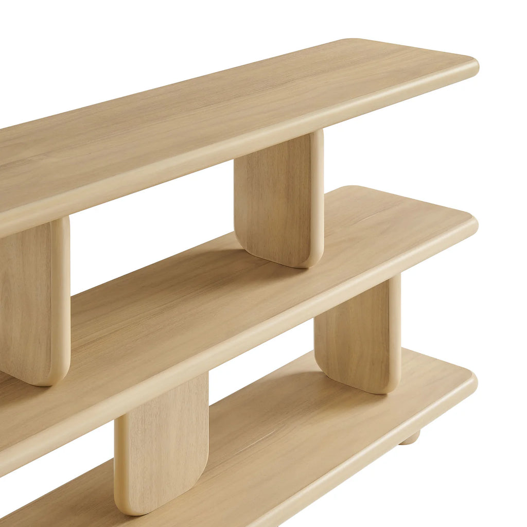 Lyle 2-Tier Sculptural Bookshelf image 4