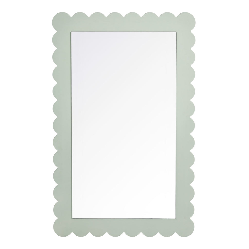 Rectangle Wall Mirror | Emmeline Scalloped Series | Pack Of 3 image 3