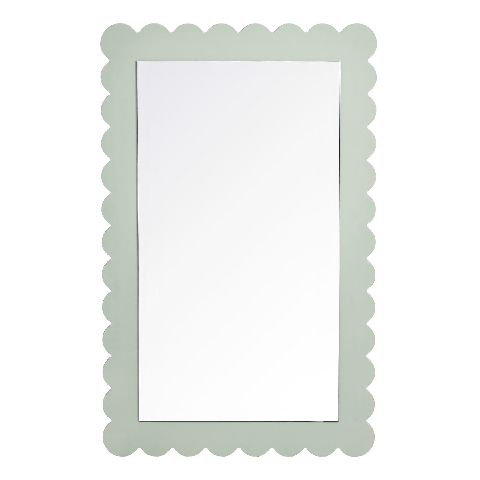 Rectangle Wall Mirror | Emmeline Scalloped Series | Pack Of 3 image 3