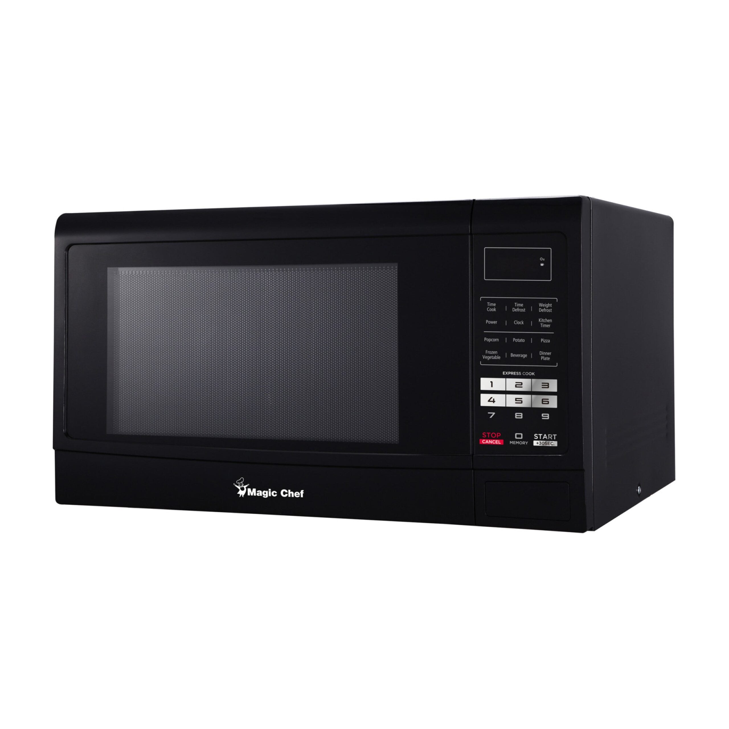 Magic Chef 1.6 Cu. Ft Countertop Microwave | 1100 Watt | Black Or White Color Options | Digital Display | 6 Auto Cooking Modes | Child Lock | 8 Years Warranty On Magnetron image 0