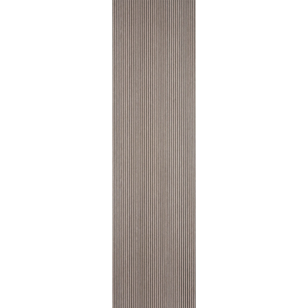 Rounded Mini Slats Polystyrene Wood Slat Walls 112 in x 12 in - (Pack of 10) / 93 sqft image 1