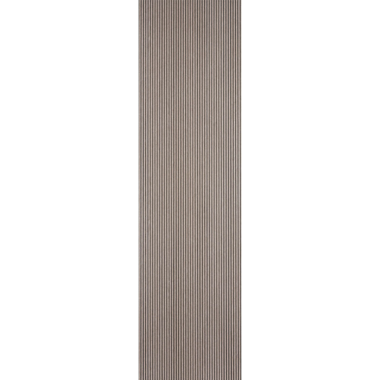 Rounded Mini Slats Polystyrene Wood Slat Walls 112 in x 12 in - (Pack of 10) / 93 sqft image 1