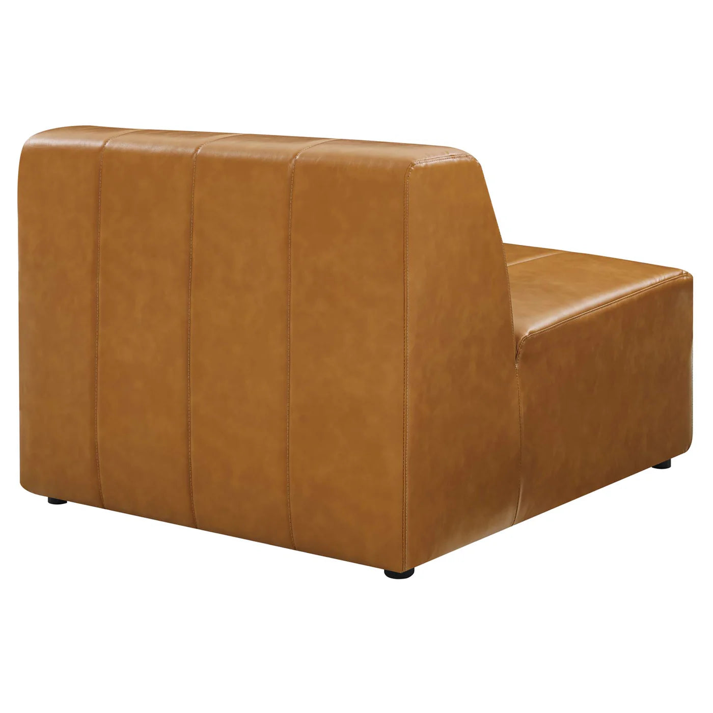 Bartlett 6-Piece Tan Vegan Leather Sectional Sofa image 8