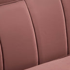 Cheshire Channel-Tufted Performance Velvet Sofa in Dusty Rose image 6