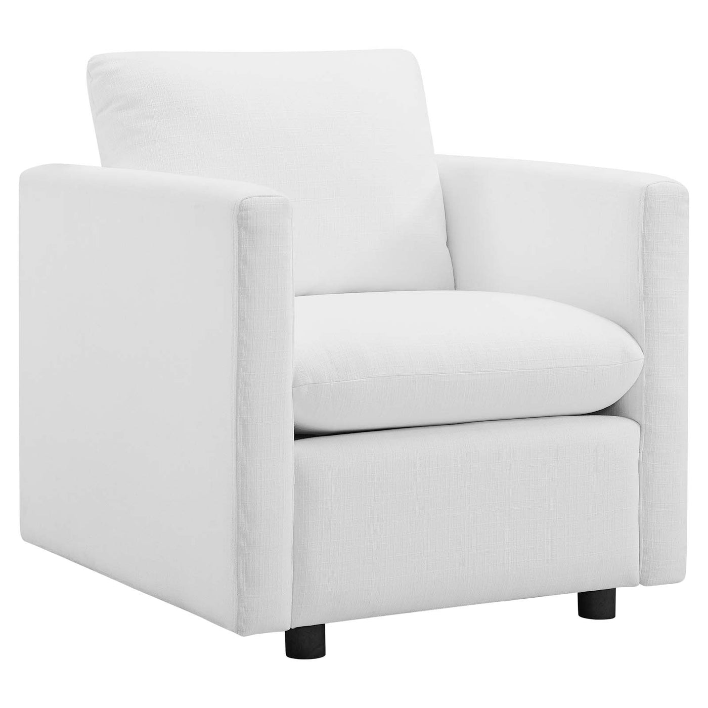 Activate White 3-Piece Upholstered Fabric Set image 4