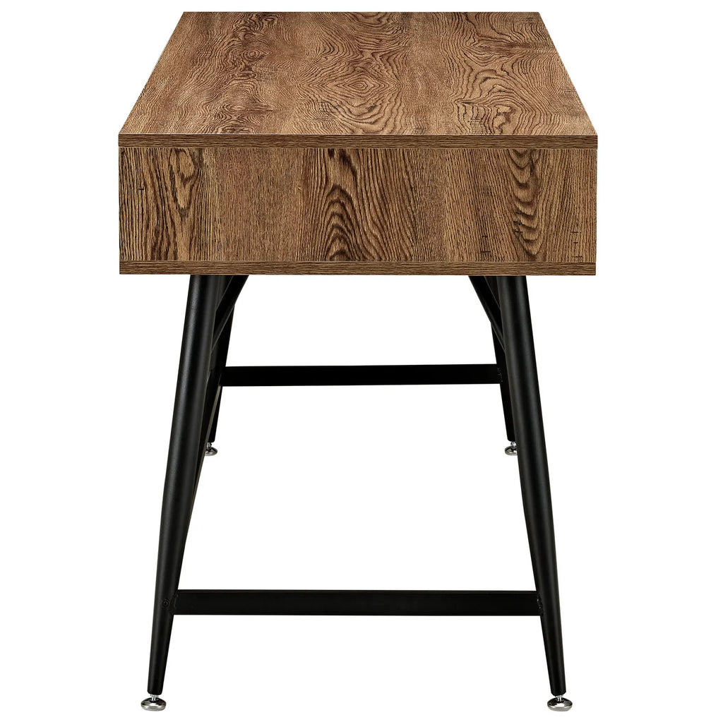 Surplus Walnut-Finished Office Desk image 4