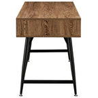 Surplus Walnut-Finished Office Desk image 4