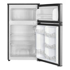 Magic Chef 3.1 Cu Ft 2 Door Manual Defrost Refrigerator | Stainless Look | Energy Star Qualified | 5 Year Warranty On Compressor | Door Storage | 2 Reversible Door image 4