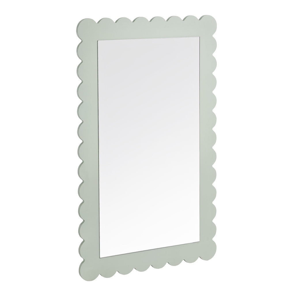 Rectangle Wall Mirror | Emmeline Scalloped Series | Pack Of 3 image 1