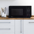 Magic Chef 1.1 Cu. Ft Countertop Microwave | 1000 Watt | Black with Gray Cavity Or Stainless Steel Color Options | Digital Display | 6 Auto Cooking Modes | Child Lock | Auto Defrost Modes image 8