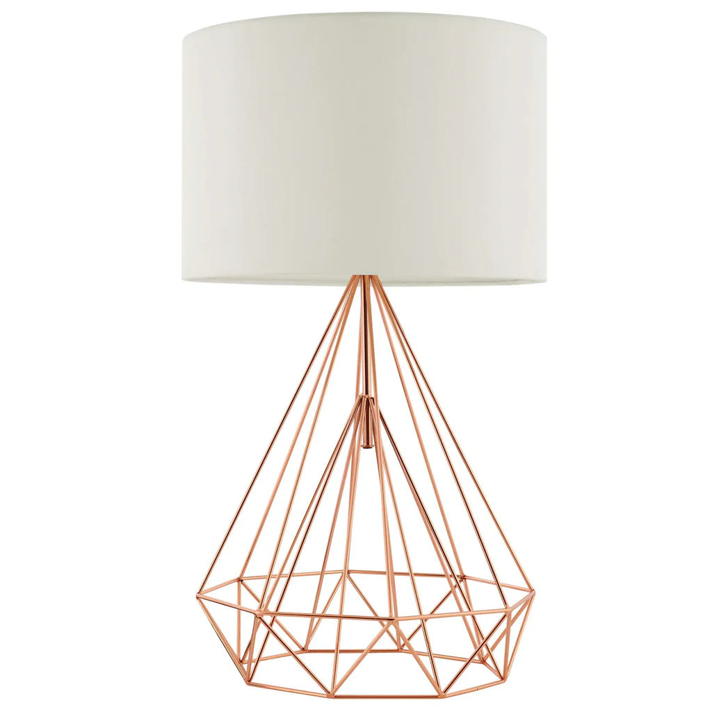 Elegant Rose Gold Table Lamp – “Precious” Style image 0