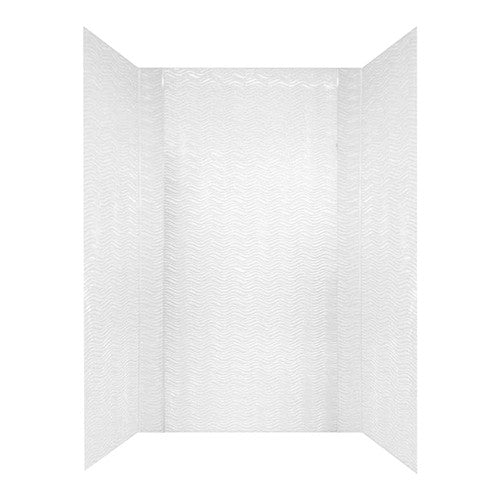 Wavation Shower Wall Tiles For Shower and Tub Surrounds | Glue Up Easy To Install | 3 Wall Set image 4