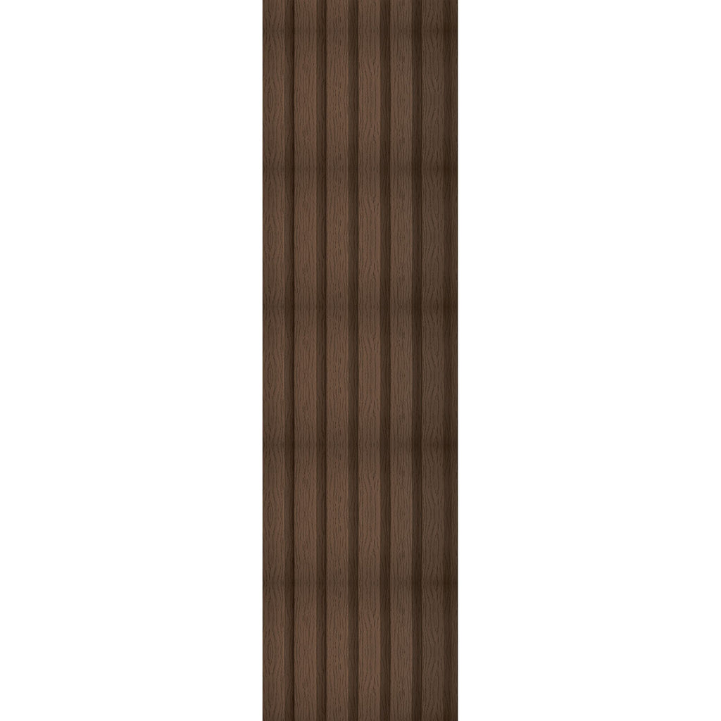 Large Slats Polystyrene Wood Slat Walls 112 in x 9 1/2 in - (Pack of 10) / 73.5 sqft image 9