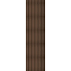 Large Slats Polystyrene Wood Slat Walls 112 in x 9 1/2 in - (Pack of 10) / 73.5 sqft image 9