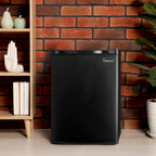 Magic Chef 2.6 Cu Ft Mini Fridge in Black Without Freezer | Energy Star Qualified | Black | 5 Year Warranty On Compressor | 2 Glass Shelves  | Reversible Door | Easy Installation image 0