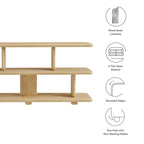 Lyle 2-Tier Sculptural Bookshelf image 7