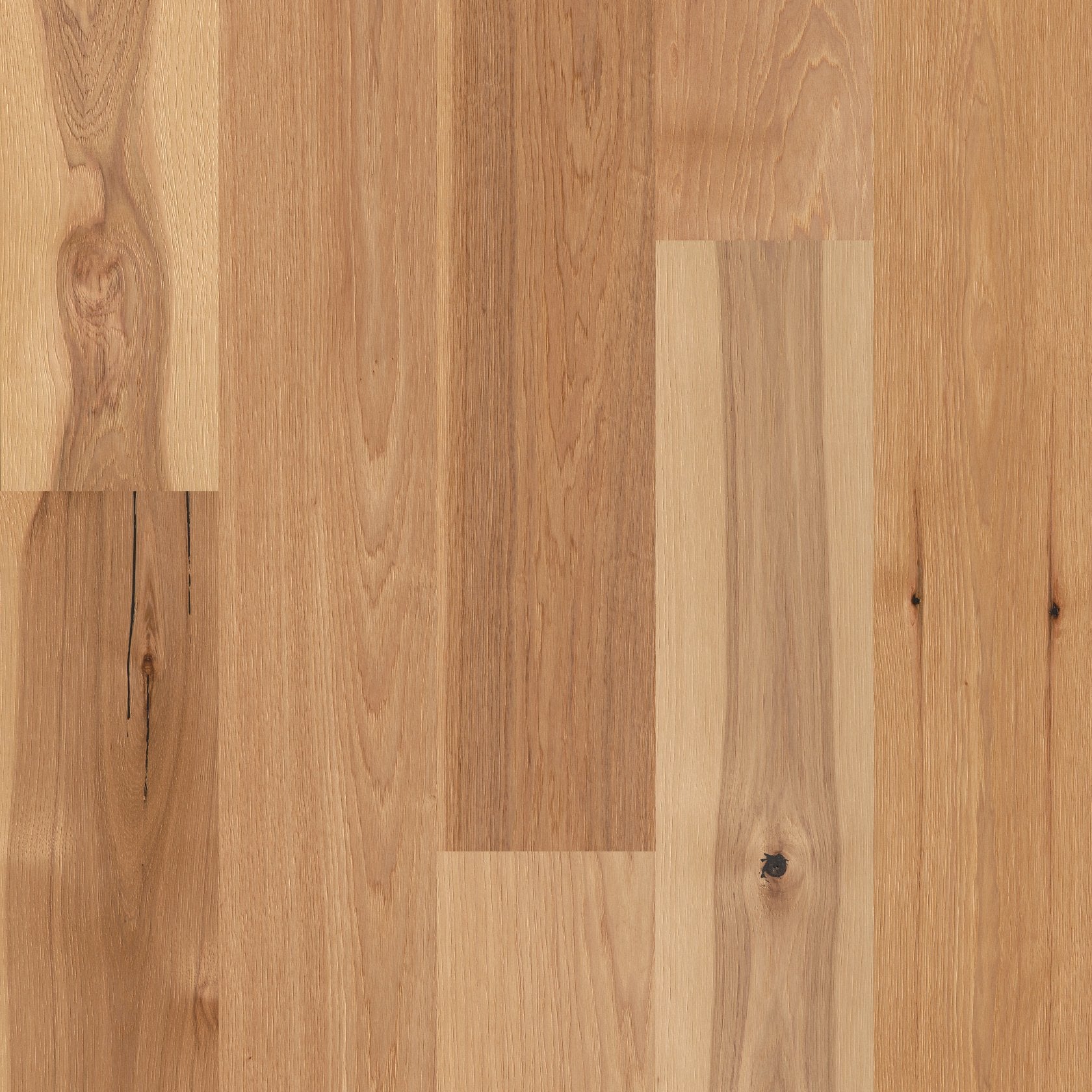 CastleWood Hickory | The Gallery Collection | Coat Of Arms Shade | Hickory | Real Hardwood | 3 mm Veneer Thickness | 31.09 Sq. Ft. Per Carton | Wire Brushed Finish image 2