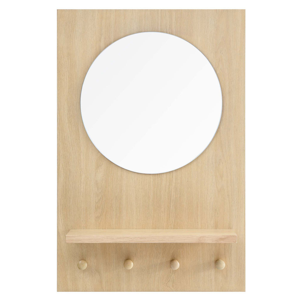 Glint Mirror In Walnut And Oak Color Options | Pack of 4 image 6