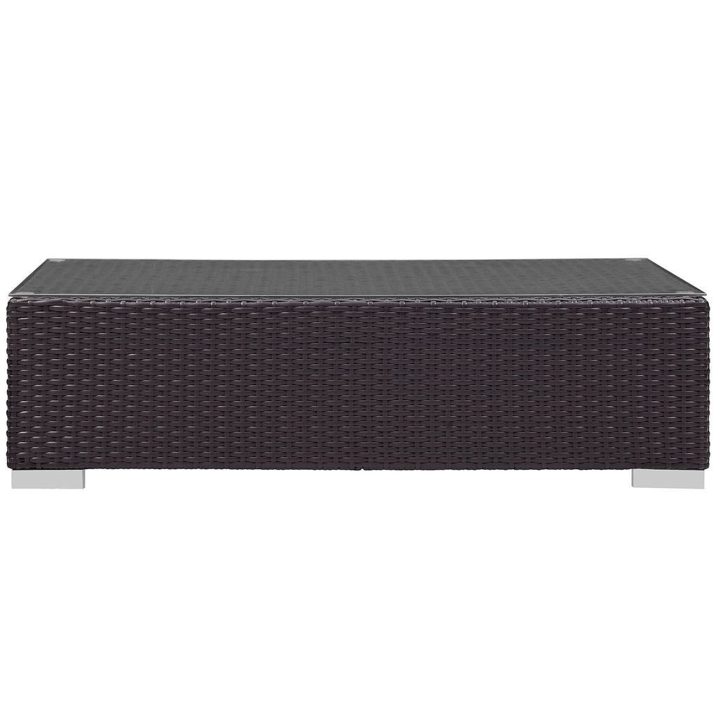 Convene Espresso Outdoor Patio Coffee Table image 2