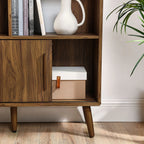 Transmit 59” Bookcase with Sliding Panel Doors image 6
