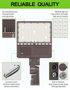 Commercial LED Pole Lighting 90W – 320W Photocell | IP65 | 4.5K - 5.7K | Outdoor & Area Light image 1