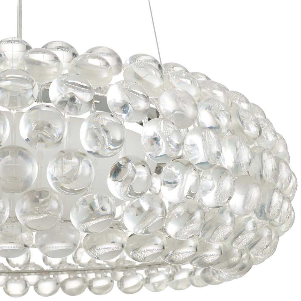 25-Inch Halo Pendant Chandelier | Suspended Mounted Light Fixture | Modern Minimalistic Chandelier image 2