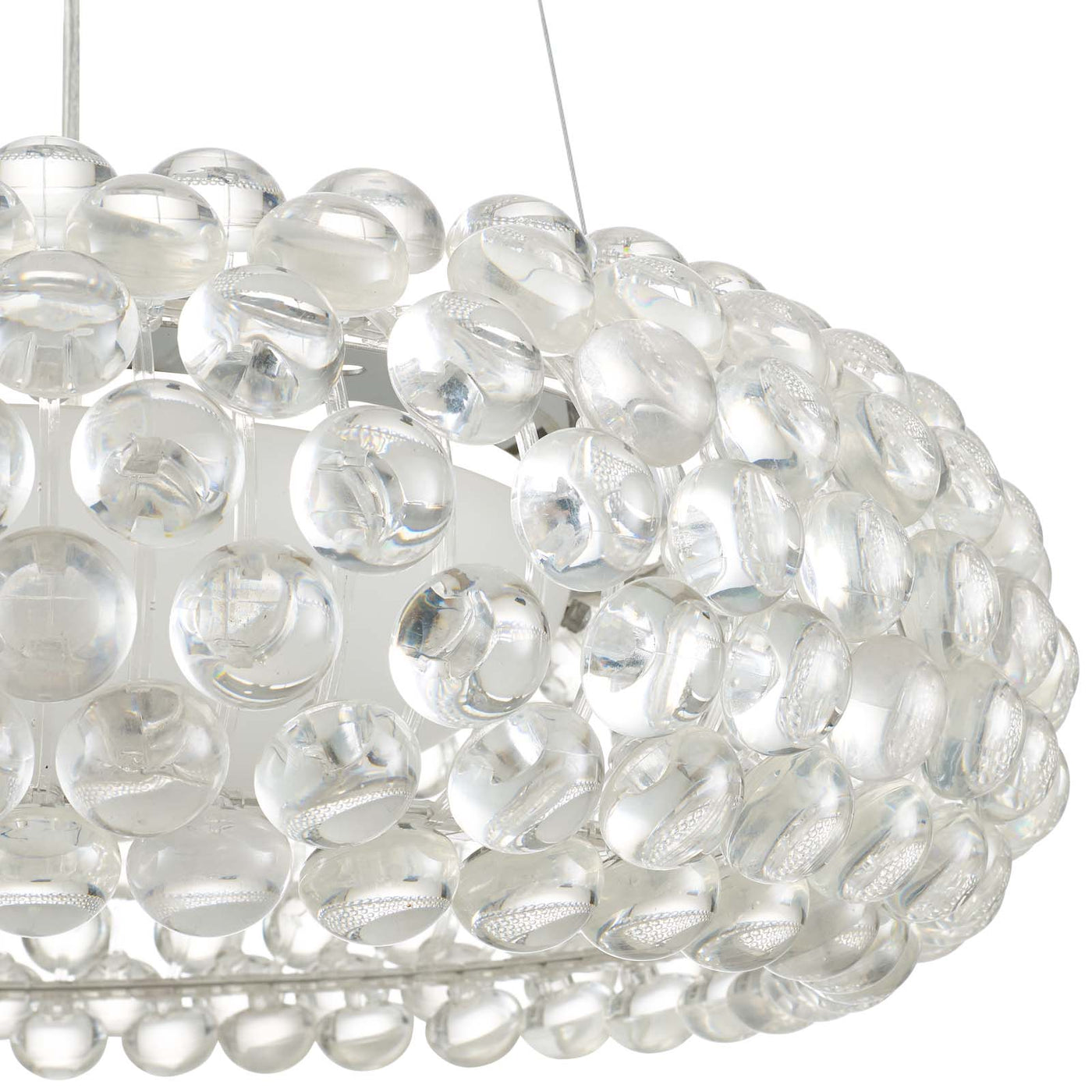 25-Inch Halo Pendant Chandelier | Suspended Mounted Light Fixture | Modern Minimalistic Chandelier image 2
