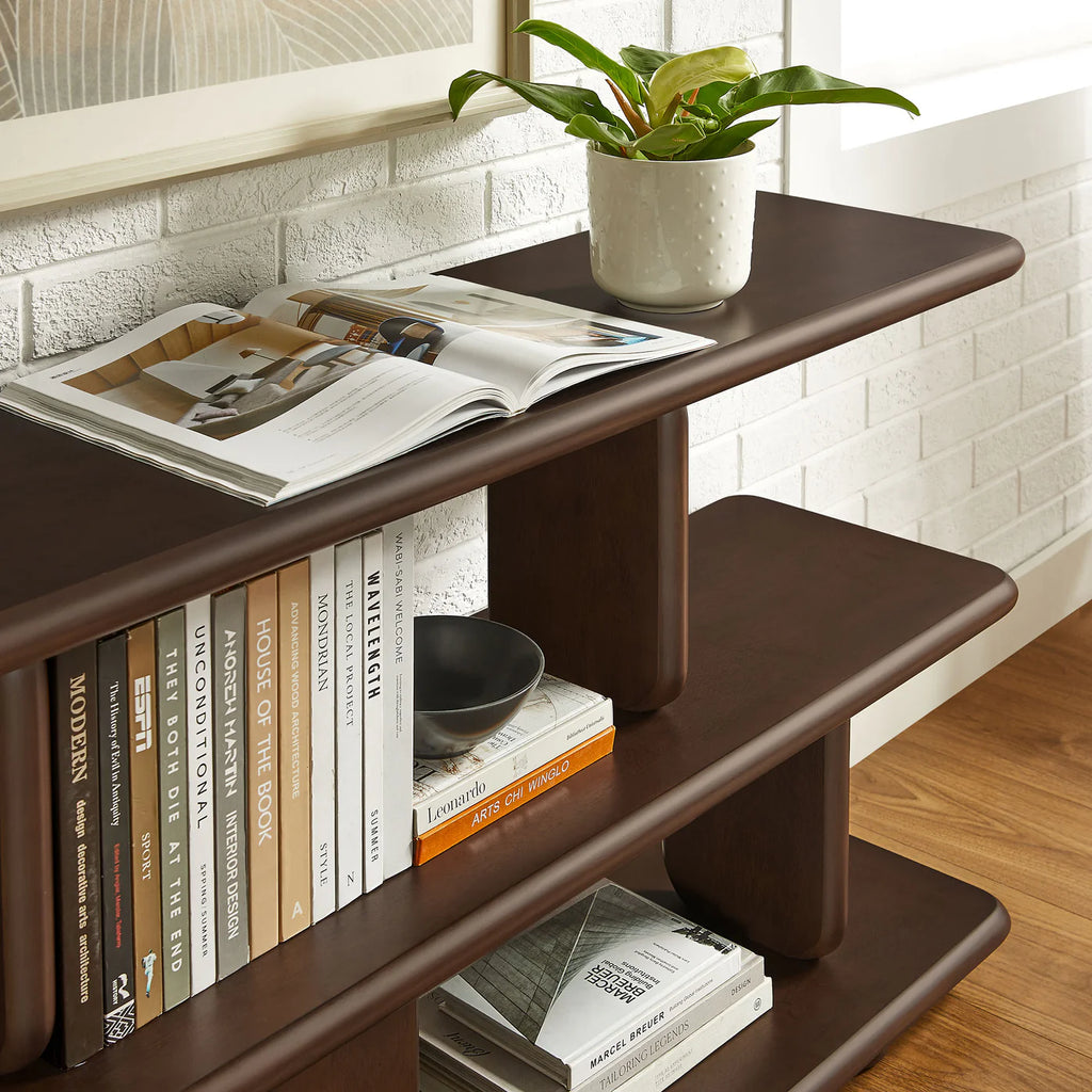 Lyle 2-Tier Sculptural Bookshelf image 13
