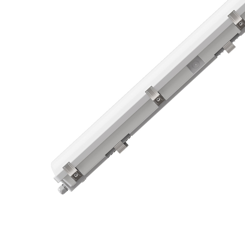 LED Tri-Proof Light | 20W/30W/40W/50W Wattage Adjustable | 6500 Lumens | 3500K/4000K/5000K CCT Tuneable | 4 FT | IP65 | 120-347Vac | UL &amp; DLC Listed | Pack Of 4 image 4