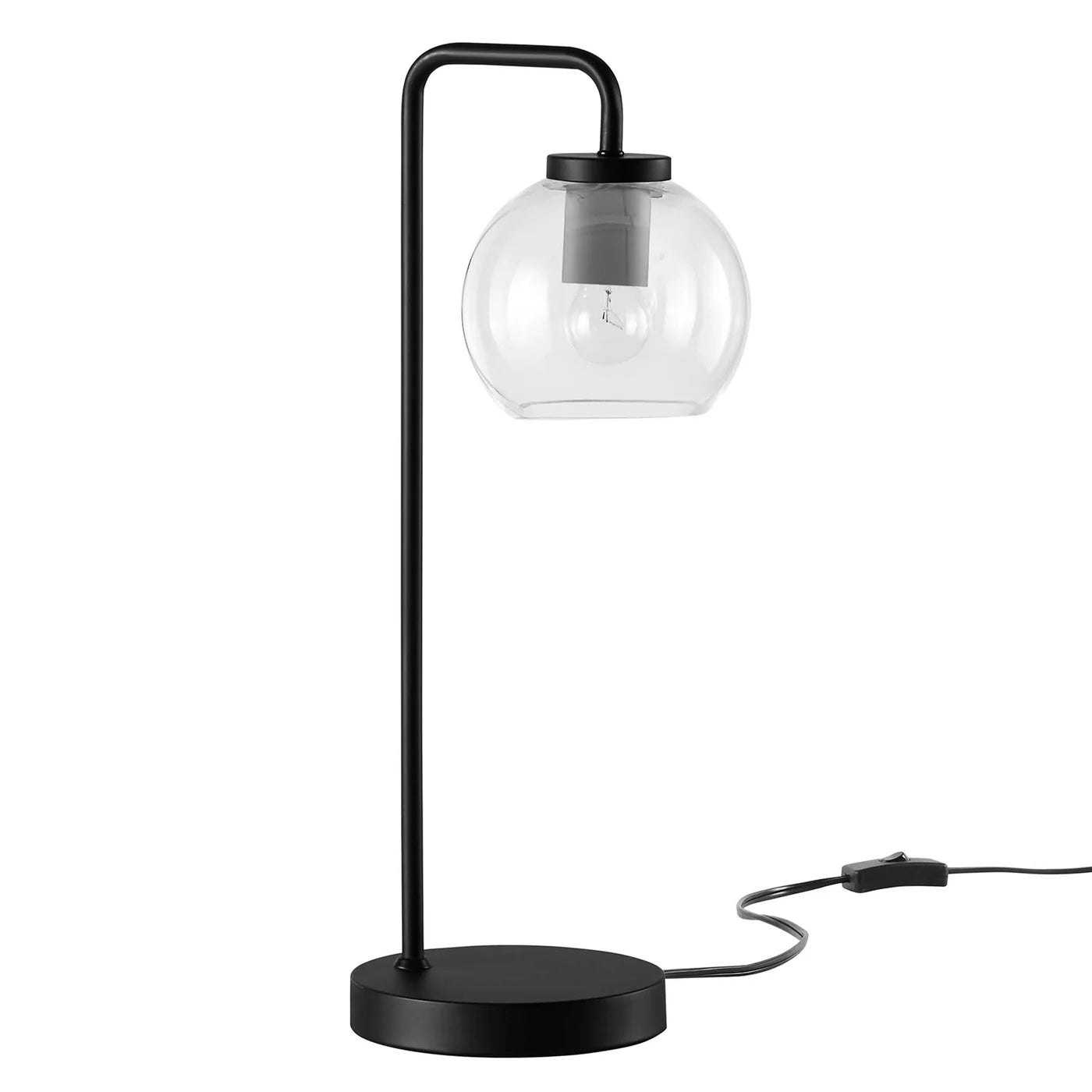 Silo Glass Globe and Metal Table Lamp | Pack of 2 image 15