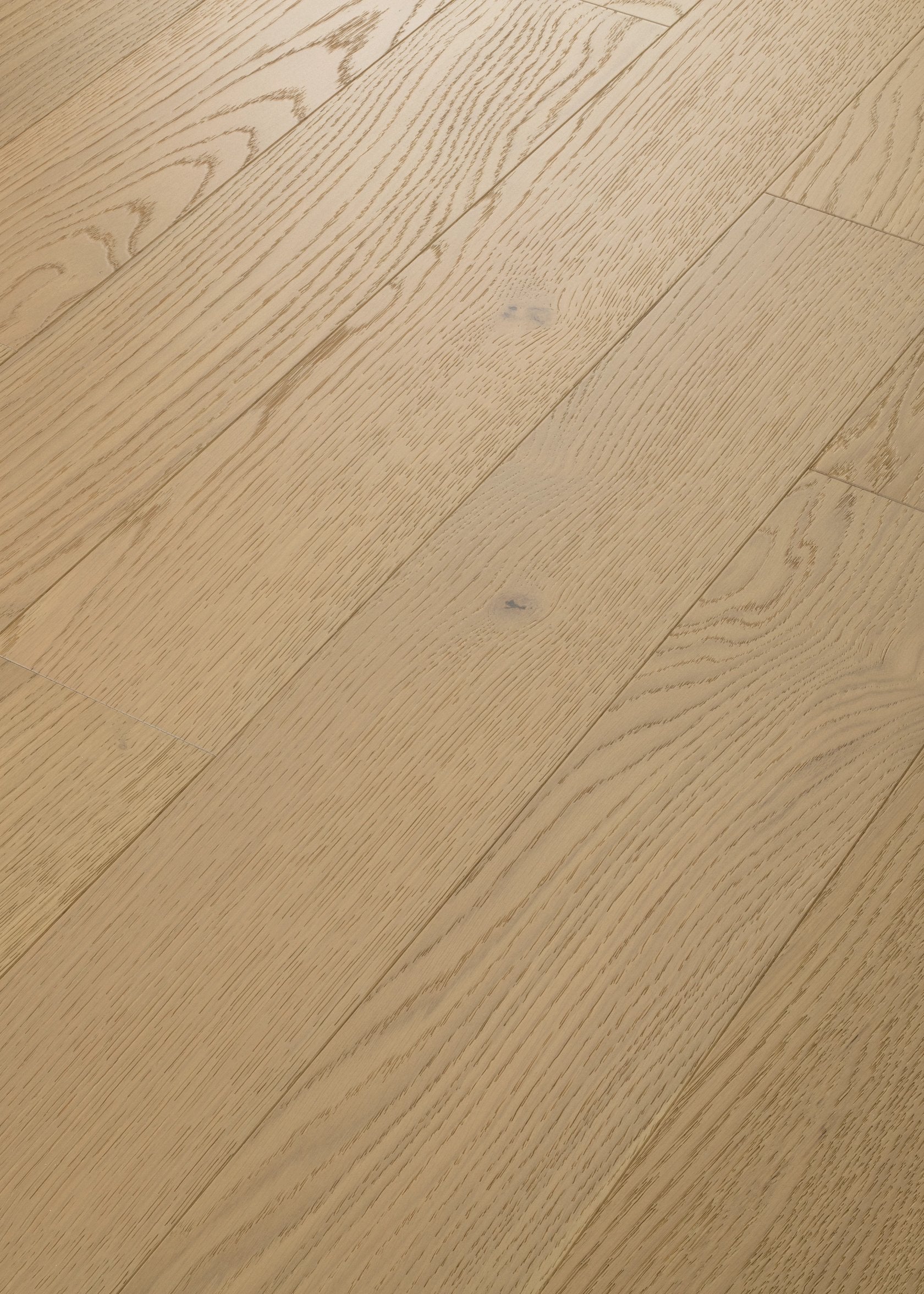 Empire Oak Plank | The Gallery Collection | Vanderbilt Shade | White Oak | Real Hardwood | 1.2 mm Veneer Thickness | 29.53 Sq. Ft. Per Carton | Wire Brushed Texture image 1