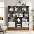 Transmit 59” Bookcase with Sliding Panel Doors image 16